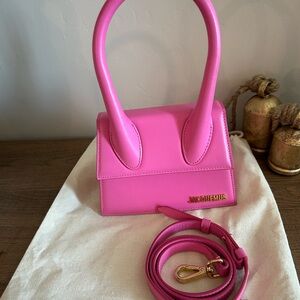 Jacquemus Vibrant Pink Mini Bag